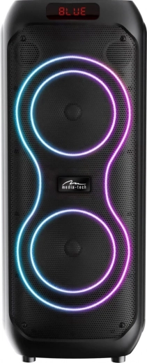 Altavoz de fiesta Bluetooth MEDIA-TECH Power Audio Max MT3185, 120 W RMS, karaoke, TWS, FM, USB-C