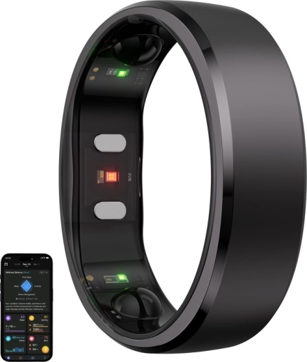 Anillo inteligente RingConn Gen 2 – talla 9, negro