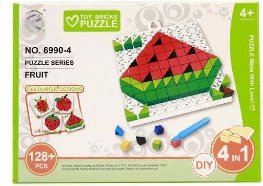 Puzzle de ensamblaje de frutas 128 piezas - 1 pieza
