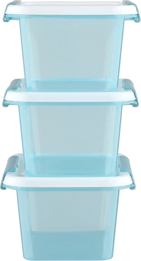 Arcticline juego de 3 recipientes rectangulares para alimentos 0,5 l