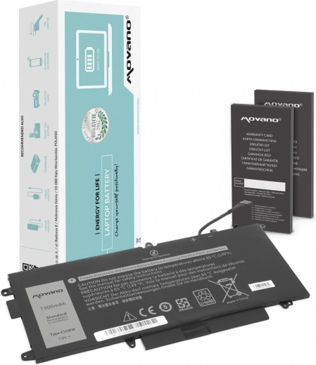 Batería Movano K5XWW para Dell Latitude 5289, 7390 2 en 1