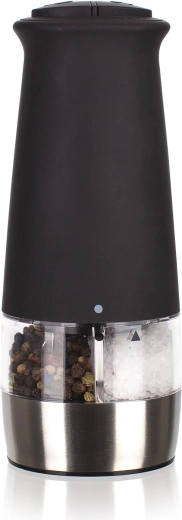 Molinillo eléctrico de sal y pimienta 2 en 1 Culinaria Black
