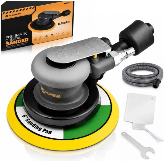 Lijadora orbital excéntrica neumática Humberg HM-262 12
0000 rpm