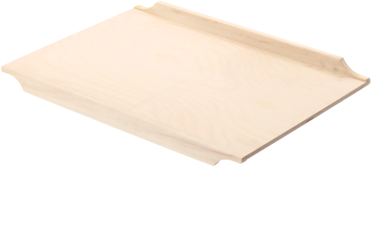 Tabla de amasar de cocina de doble cara de contrachapado de haya 35 × 50 cm