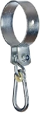Gancho para columpio con abrazadera circular de 120 mm (capacidad de carga 70 kg)
