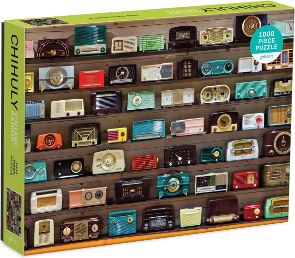 Puzzle Galison radios vintage 1000 piezas