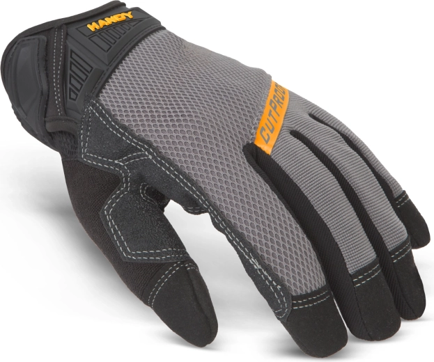 Guantes protectores anticorte con dedos táctiles, talla M
