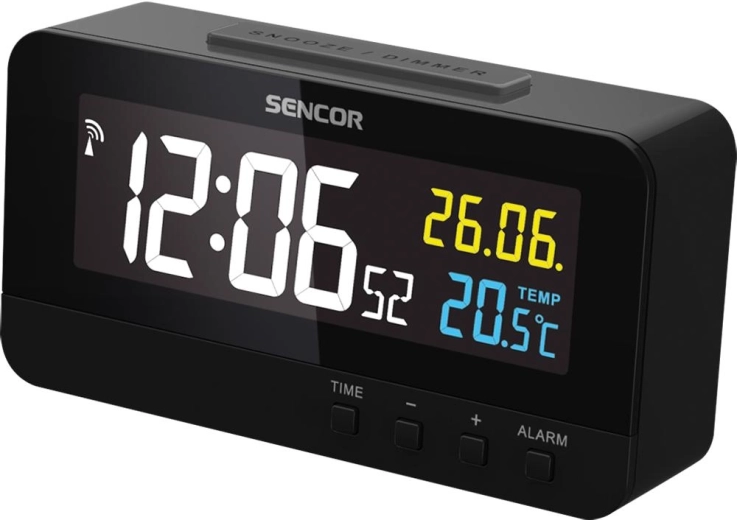 Despertador digital Sencor con termómetro