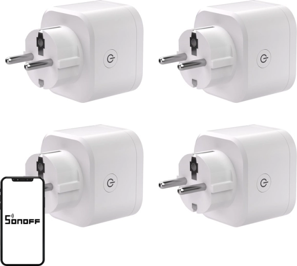 Sonoff S61S enchufe inteligente para exteriores con Matter (4 uds)