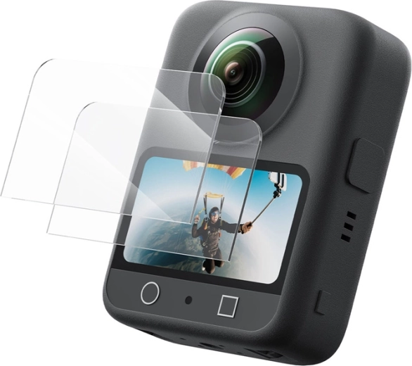 Vidrio templado protector Telesin para DJI Osmo 360 – juego de 2 unidades