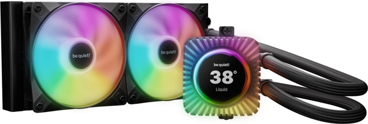 be quiet! Light Loop IO LCD 240 mm refrigeración líquida de procesador negra