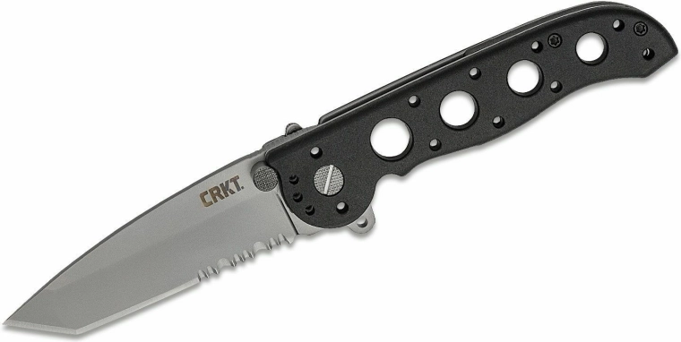 CRKT M16-12Z tanto navaja plegable de bolsillo 7,6 cm, negra, zytel