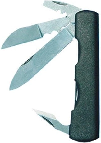 Cuchillo electricista plegable con cuatro hojas
