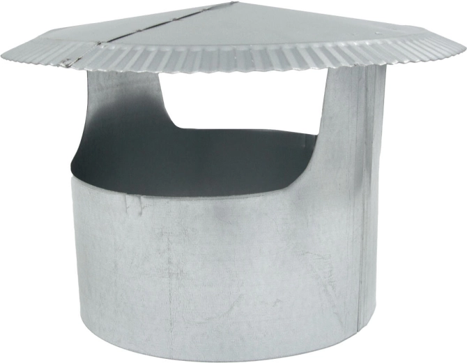 Sombrerete para chimenea de 200 mm de acero galvanizado
