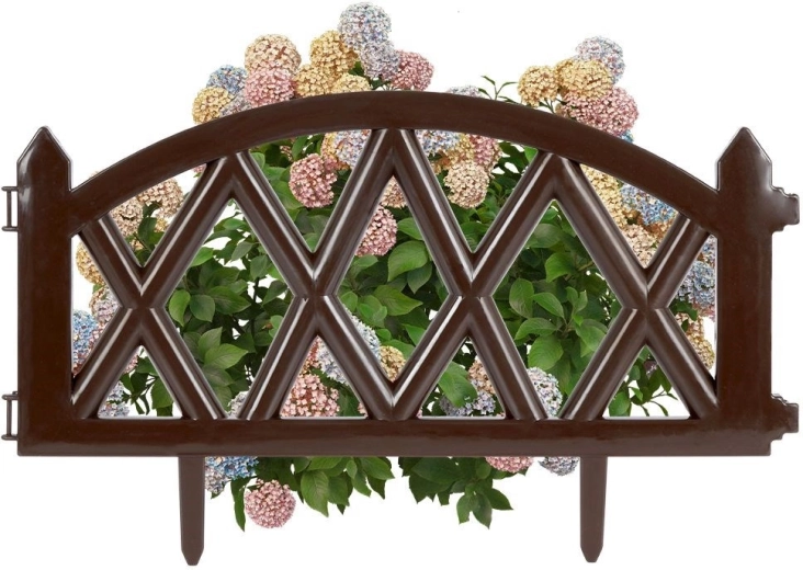 Bordura de jardín Vilde marrón 49 × 30 cm