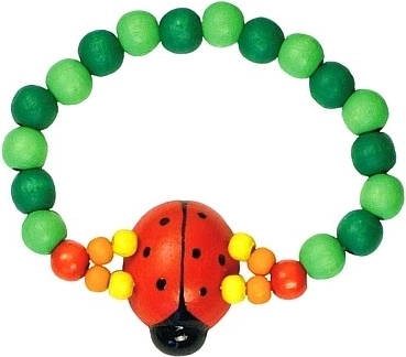 Pulsera infantil con mariquita