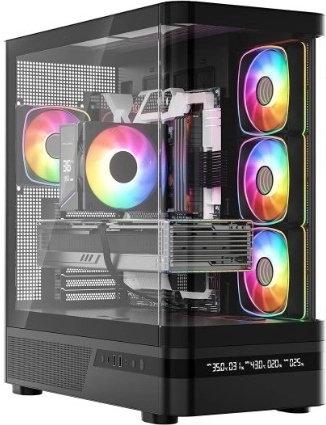 Caja de ordenador MODECOM Volcano AQ200 ARGB Midi Black