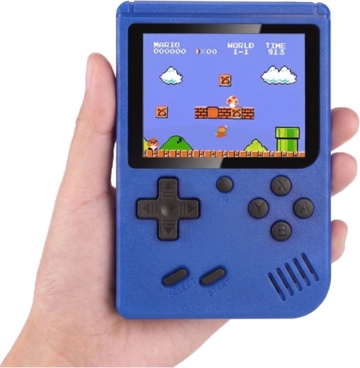 Consola de videojuegos portátil SUP con 400 juegos, azul, para un jugador