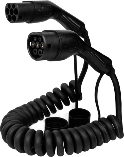 Cable de carga en espiral Type 2 Defenzo Spiro AC 11 kW, 5 m