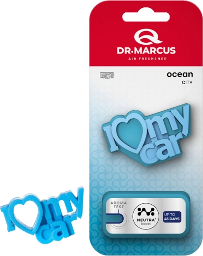 Ambientador para coche Dr. Marcus City I Love My Car Ocean