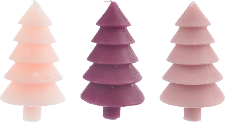 Vela decorativa con forma de árbol de Navidad 150 g (mix de variantes)