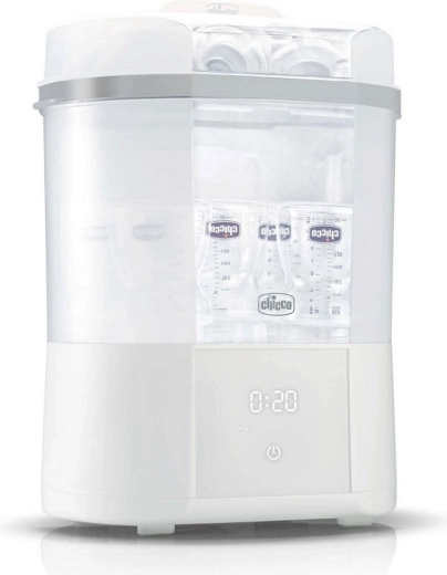 Esterilizador eléctrico de vapor Chicco con función de secado