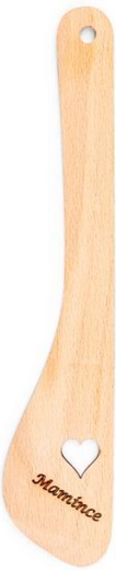 Espátula de madera TORO 30 cm con corazón