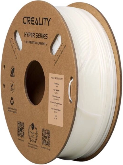 Filamento Creality Hyper ABS blanco 1 kg, 1,75 mm