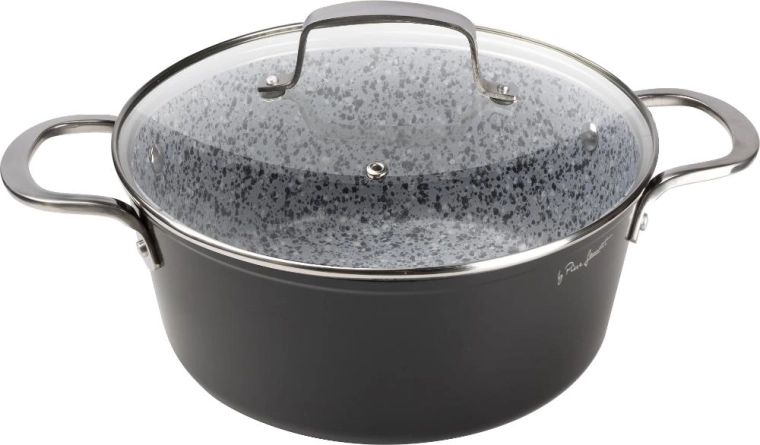 Cacerola de granito Lamart con tapa de 24 cm