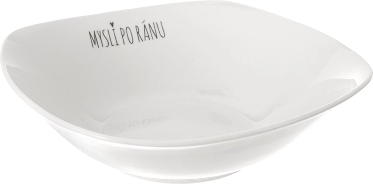 Cuenco porcionador Mysli po ránu 18,5 × 18,5 cm