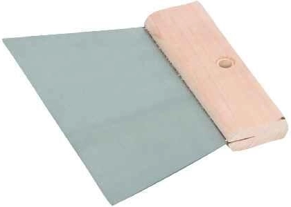 Llana recta de acero 250 mm con mango de madera