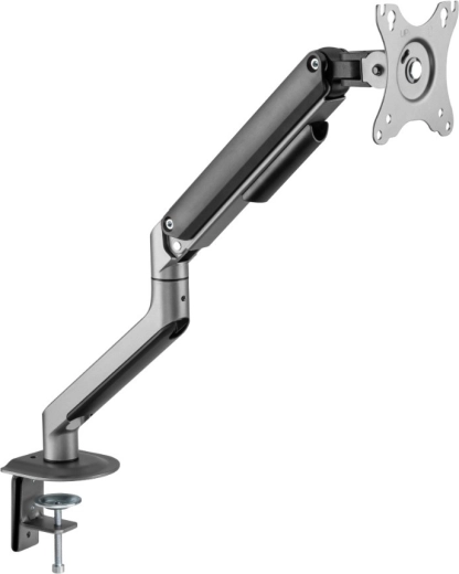 Brazo de escritorio ajustable para monitor de 17–32 pulgadas, gris