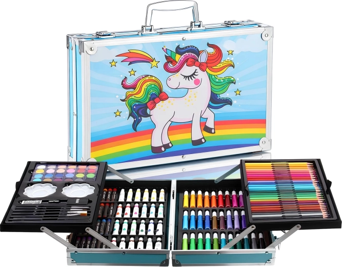 Set de arte infantil RENEW FORCE Pony con unicornio, 145 piezas