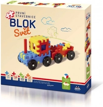 Juego de construcción BLOK Mundo plástico 146 piezas