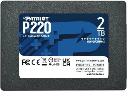 SSD Patriot P220 2 TB 2,5" SATA III