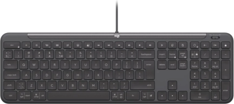 Logitech Signature Slim Wired K620 for Business teclado con cable (US, grafito)