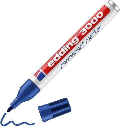 Rotulador permanente Edding 3000 azul