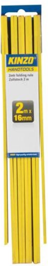 Metro plegable 2 m 16 mm Kinzo