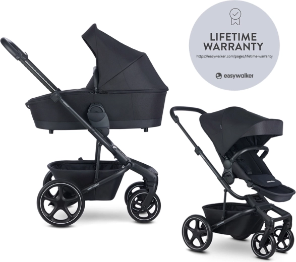 Cochecito combinado Easywalker Harvey 5 2 en 1 midnight black lite rws