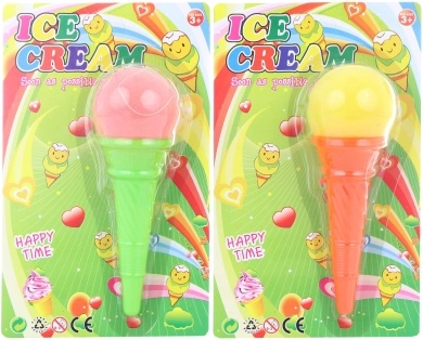 Helado lanzador: pelota de espuma con cordón