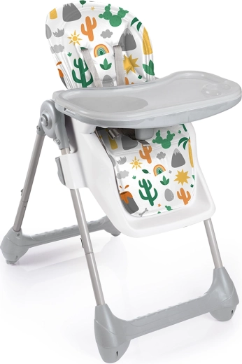 Trona infantil deluxe gris-blanca