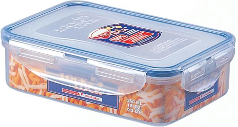 Recipiente para alimentos LOCKnLOCK rectangular 550 ml