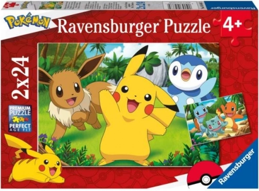 Puzles Pokémon 2x24 piezas
