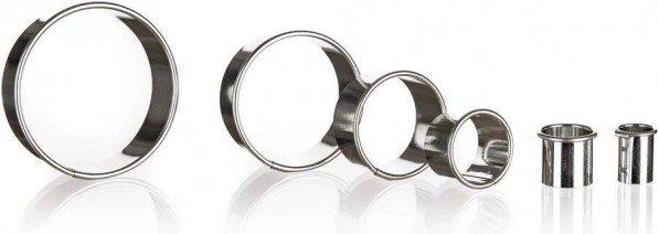 Juego de cortadores de galletas círculos CULINARIA, 6 uds