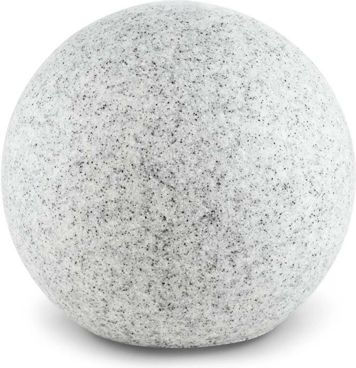Lightcraft Shinestone XL lámpara esférica de jardín 50 cm, aspecto granito