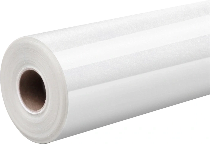 HTVRONT vinilo termotransferible con purpurina 30,5 × 90 cm blanco