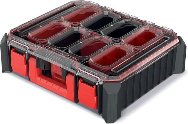 Organizador CMX con cajas extraíbles 44,5 × 36,8 × 12,6 cm, negro