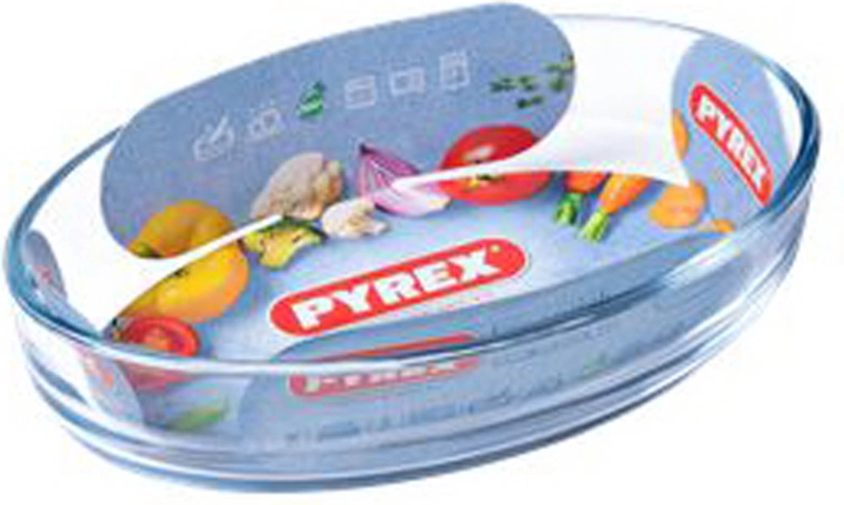 Fuente ovalada para horno PYREX 0,7 l de vidrio 21 × 13 × 5 cm