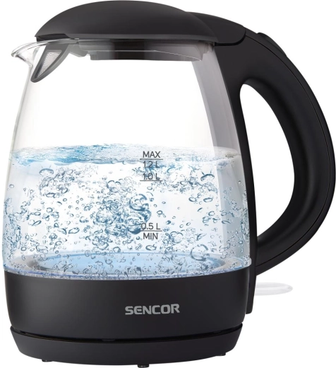 Hervidor eléctrico de vidrio Sencor de 1,2 l