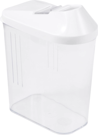 Recipiente Paola para alimentos secos a granel, 0,75 l, blanco
